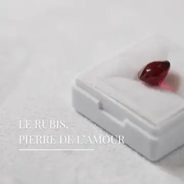 Rubis, pierre précieuse