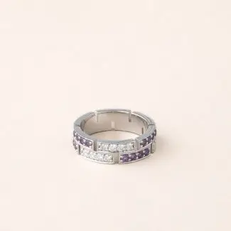 Alliance 1848 améthyste diamant