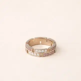 Alliance 1848 spinelle rose diamant