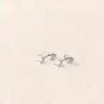 Boucles d'oreilles puces diamants 0,50 carat