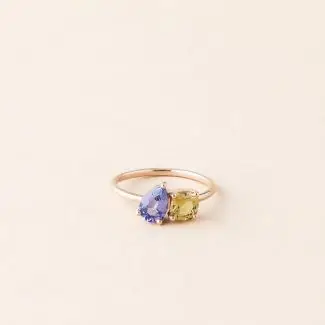 Bague Capucine tanzanite saphir