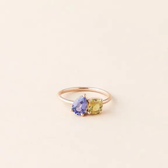 Bague Capucine tanzanite saphir