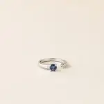 Bague Cassiopée saphir bleu