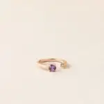 Bague Cassiopée saphir rose