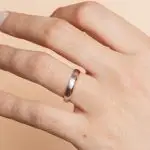 Alliance or blanc rose - nara - charles arteon joaillerie