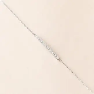 Bracelet Diamants Bracelette Or Blanc