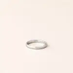 Alliance homme jonc or et femme - collection prestige - 3,5 mm or blanc
