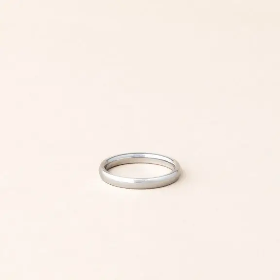 Alliance homme jonc or et femme - collection prestige - 3,5 mm or blanc