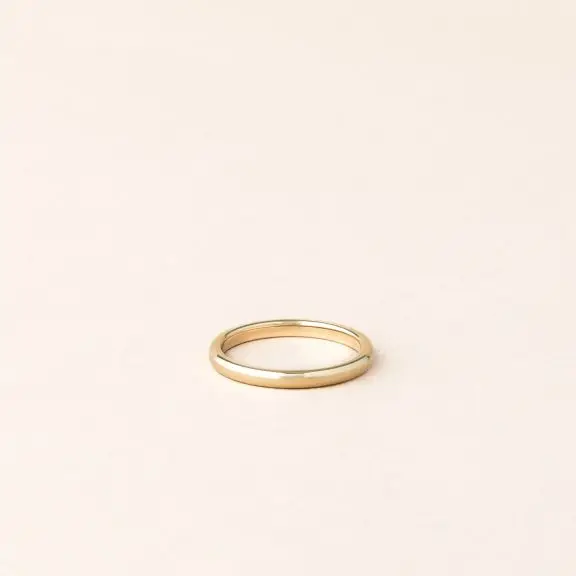 Alliance jonc femme et homme - mixte modèle jonc prestige 2 mm or jaune