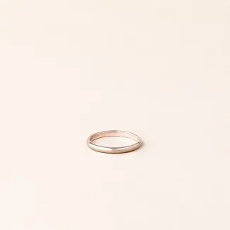 Alliance demi jonc or modèle 2 mm or rose - Charles Arteon Joaillerie