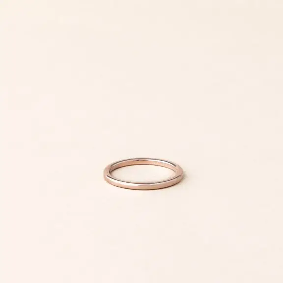 Alliance jonc or femme et homme - mixte modèle jonc prestige 2,5 mm or rose