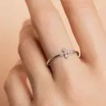 Bague croix diamant OB