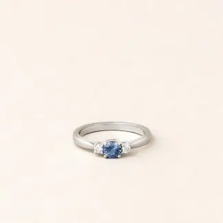 Bague eden saphir 5 mm