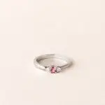Bague eden spinelle mahenge or blanc
