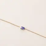Bracelet capucine saphir bleu vert
