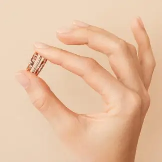 Alliances or recyclé rose diamants et sans diamant Charles Arteon