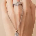 Parure flanders : collier diamants Flanders et bague