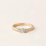 Bague diamants en or jaune - petit modèle Eden de Charles Arteon Joaillerie