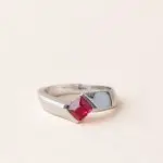 Bague Spinelle rouge vivid Annie
