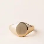 Chevalière or femme en or - 13x11-mm - OJ Charles Arteon Joaillerie