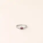 Bague en saphir rose, trilogie Eden, OB, charles arteon joaillerie