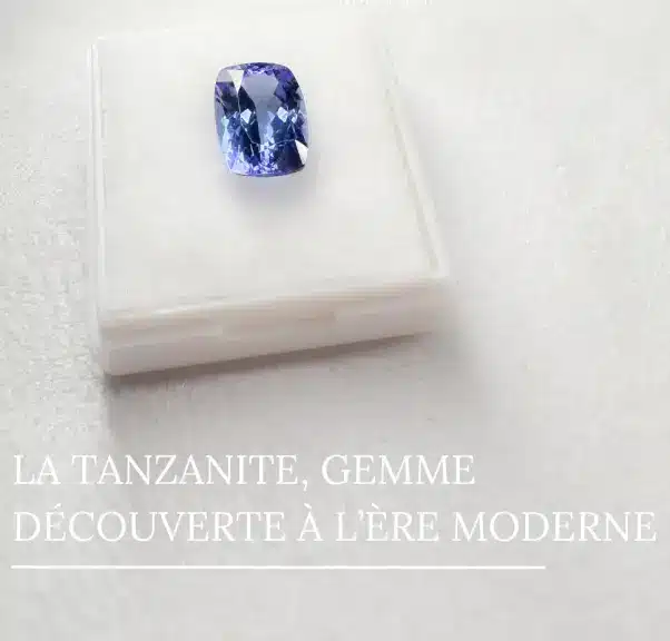 Tanzanite, découverte à l'ère moderne