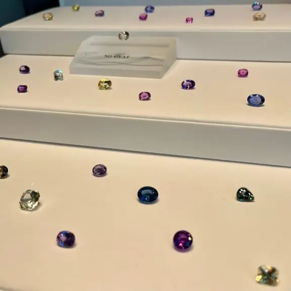 Salon de gemmologie : GemGenève - pierres non chauffés