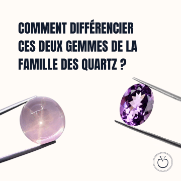 Améthyste vs Quartz rose - Blog Charles Arteon Joaillerie - Page de couverture