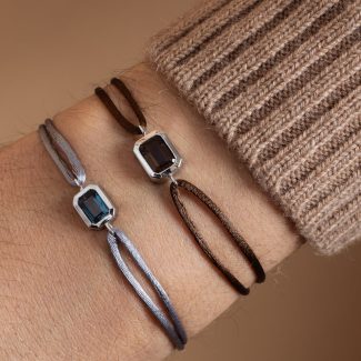 Bracelets cordons mixtes homme et femme en or Ory - porté homme - Charles Arteon Joaillerie - joaillier - bijoutier Lyon