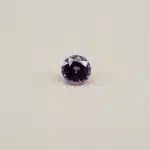 Saphir violet non chauffé, rond, du Sri-lanka - 0,93 ct - Charles Arteon Joaillerie