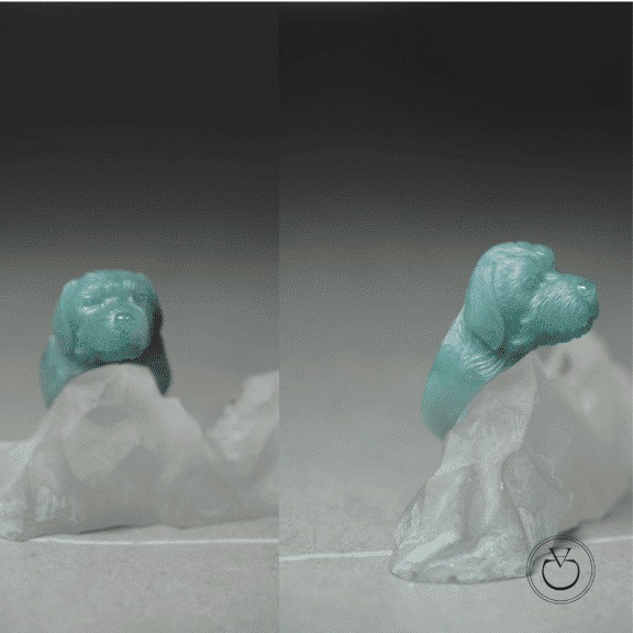 La glyptique - bague chien de Charles Arteon Joaillerie